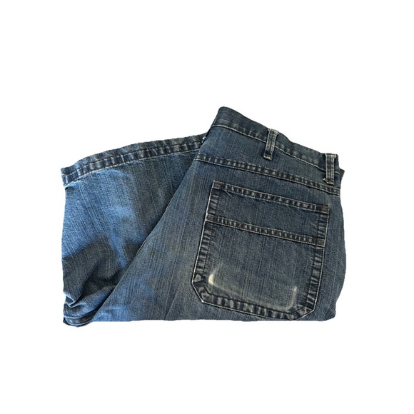 Wrangler Mens Denim Cargo Shorts 38 Outdoor Utility Gorpcore Camping Utility - Picture 10 of 10